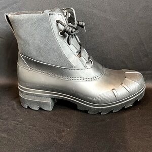 New Black Sperry Boots!